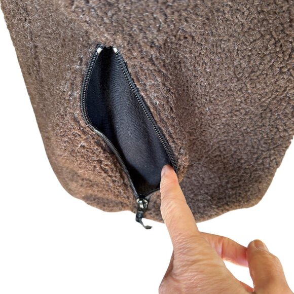 Black Diamond brown sleeveless soft zip up collared vest women's size XS - Picture 6 of 10